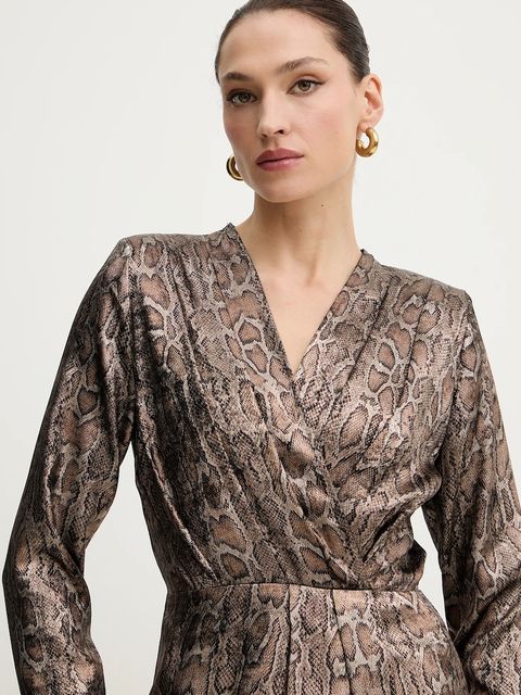 Morgan sukienka kolor brązowy mini rozkloszowana RIBIL.F