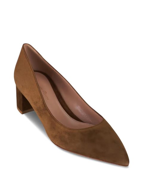Gianvito Rossi Piper suede pumps - Brown