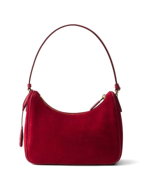 Prada Re-Edition 2005 suede mini-bag - Red - zdjęcie produktu nr 2