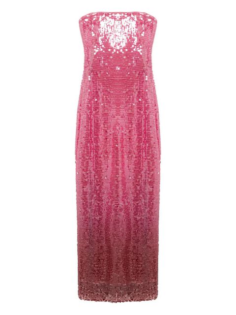 Simkhai Leilani sequin strapless gown - Pink - zdjęcie produktu nr 1
