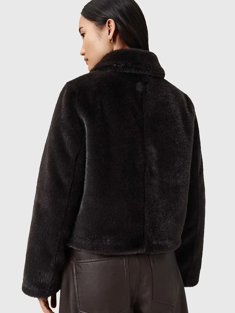 AllSaints kurtka kolor brązowy przejściowa W080OD - zdjęcie produktu nr 2