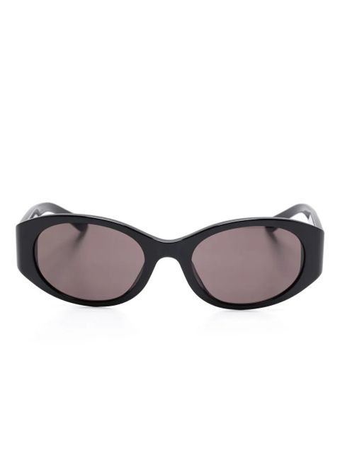 Balenciaga Eyewear oval-frame sunglasses - Black - zdjęcie produktu nr 1
