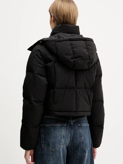 Tommy Jeans kurtka puchowa kolor czarny zimowa oversize DW0DW21624