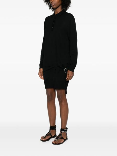 ISABEL MARANT Bathilde knitted mini dress - Black