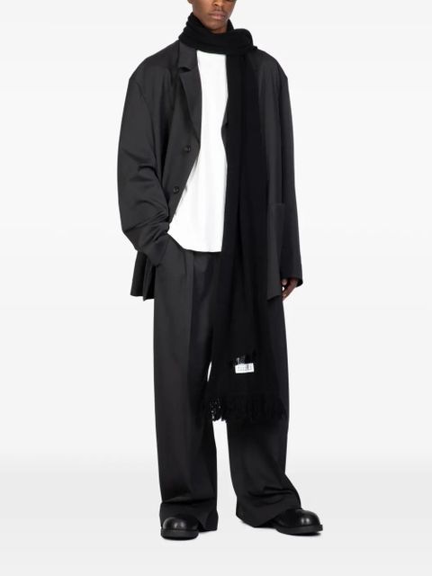 MM6 Maison Margiela elasticated-waistband trousers - Black