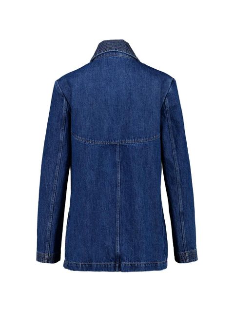 Valentino Garavani patch-pocket denim jacket - Blue - zdjęcie produktu nr 2