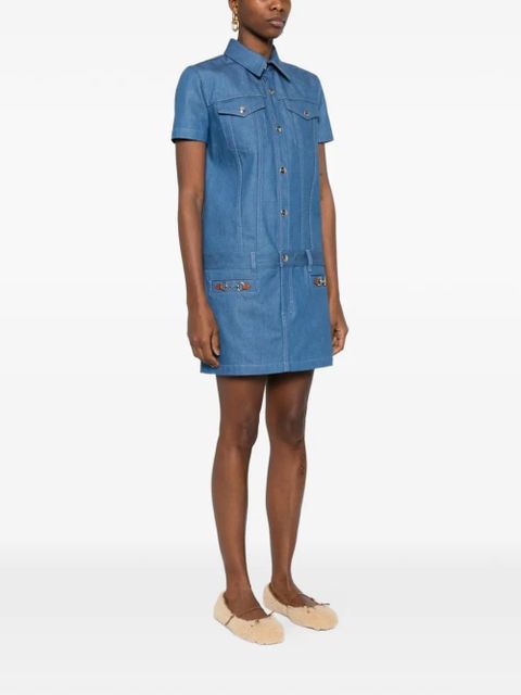Gucci denim mini dress - Blue