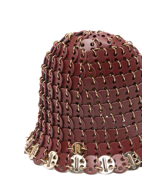 Rabanne disc-chain bucket hat - Brown