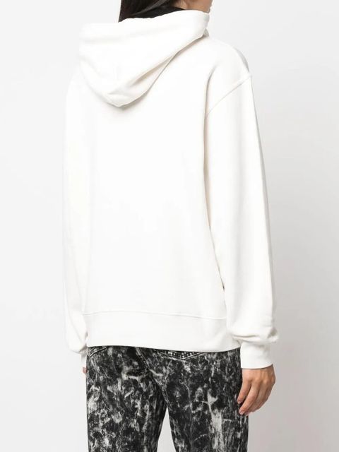 AMBUSH long-sleeve drawstring hoodie - White