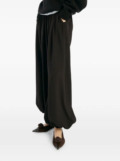 ROTATE BIRGER CHRISTENSEN balloon-shape pleated trousers - Brown - zdjęcie produktu nr 1