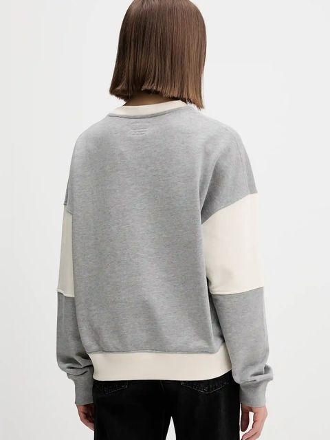 Guess Jeans bluza bawełniana damska kolor szary z nadrukiem W5YQ20 K68I4 - zdjęcie produktu nr 2