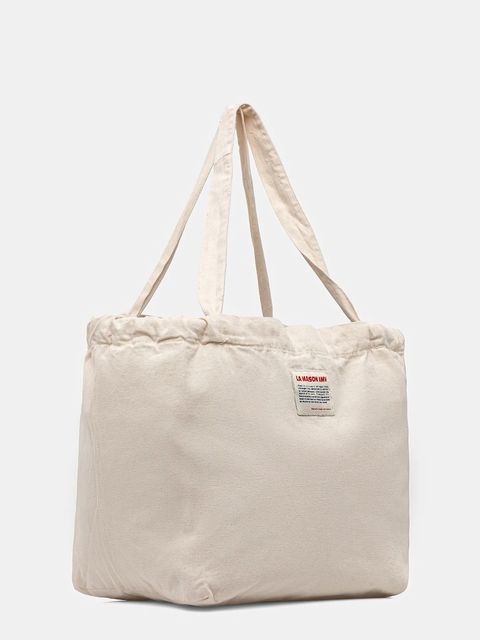 American Vintage torebka bawełniana kolor beżowy LYC26B - zdjęcie produktu nr 2