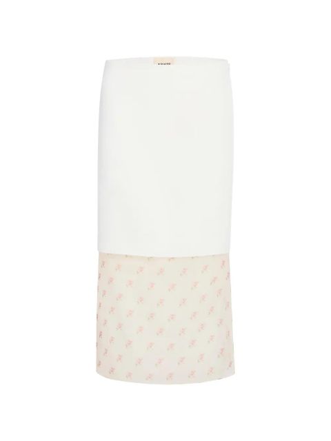 KHAITE Sybil skirt - White - zdjęcie produktu nr 1