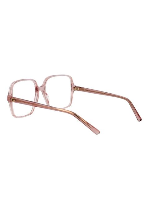 Gucci Eyewear square-frame glasses - Pink - zdjęcie produktu nr 2
