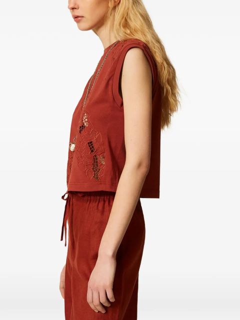 TWINSET lace top - Brown