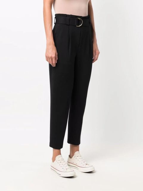 Lauren Ralph Lauren belted slim-fit trousers - Black