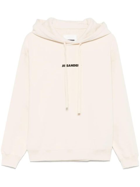 Jil Sander logo-print hoodie - Neutrals - zdjęcie produktu nr 1