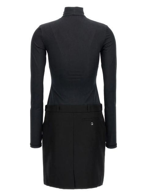 Coperni hybrid tailored dress - Black