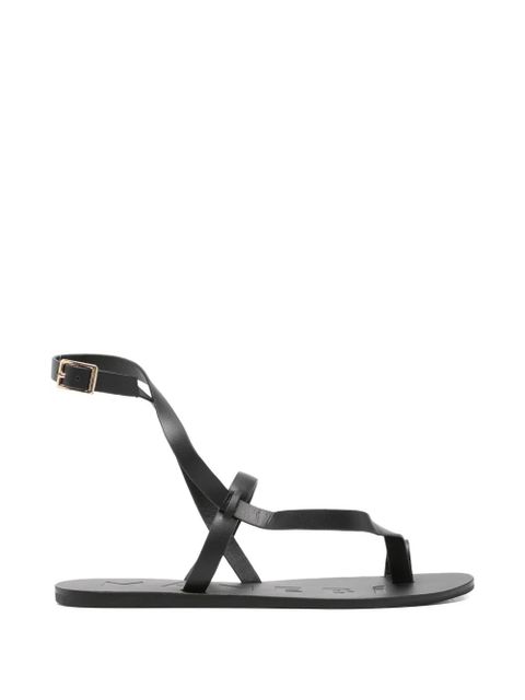 Manebi strap flat sandals - Black - zdjęcie produktu nr 1