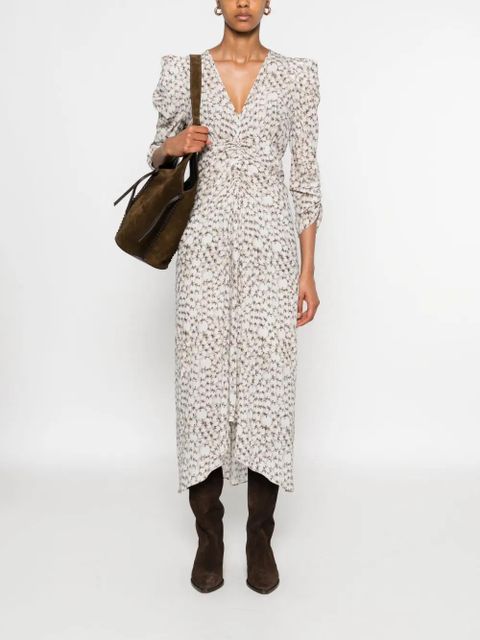 ISABEL MARANT Albini midi dress - White - zdjęcie produktu nr 2