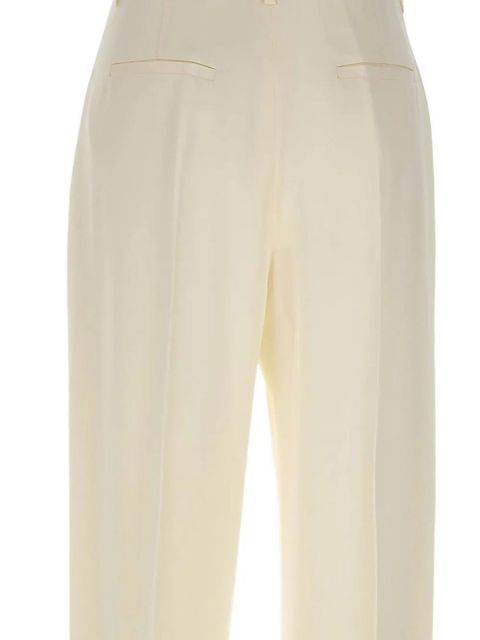 Victoria Beckham pleated trousers - Neutrals