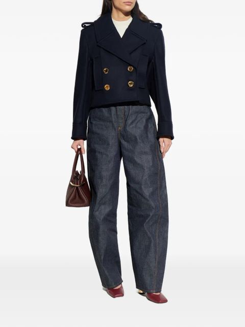 Givenchy gold-tone button wool jacket - Blue - zdjęcie produktu nr 2