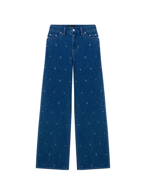 Maje rhinestone-embellished jeans - Blue - zdjęcie produktu nr 1