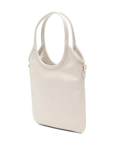 Miu Miu IVY Logo Appliqué tote bag - White