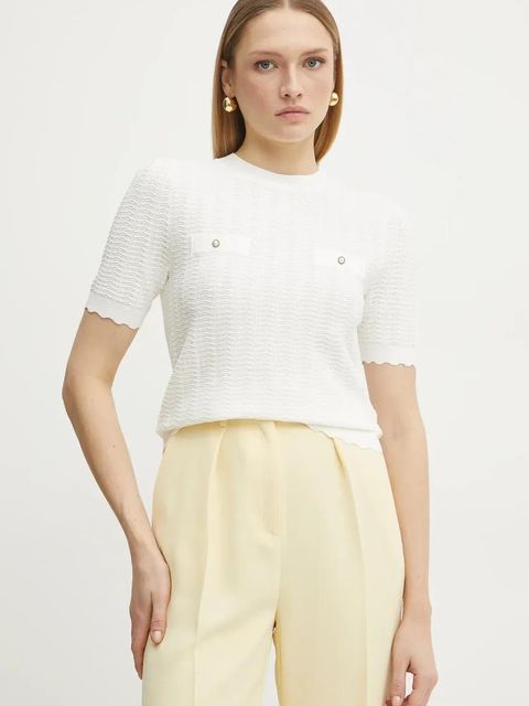 Morgan sweter MSEOUL damski kolor beżowy lekki MSEOUL - zdjęcie produktu nr 1