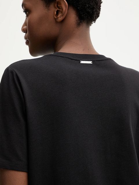 MICHAEL Michael Kors t-shirt bawełniany damski kolor czarny MR651QP97J