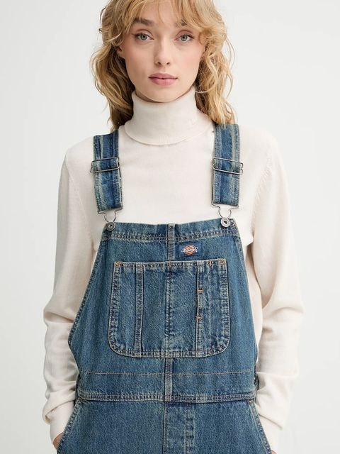 Dickies ogrodniczki jeansowe damskie DK0A87N7