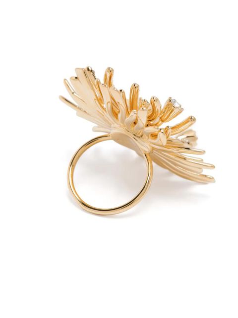 Lanvin flower-detailed ring - Gold