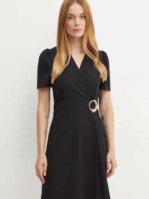 Morgan sukienka RSCUBA kolor czarny mini rozkloszowana RSCUBA - zdjęcie produktu nr 1