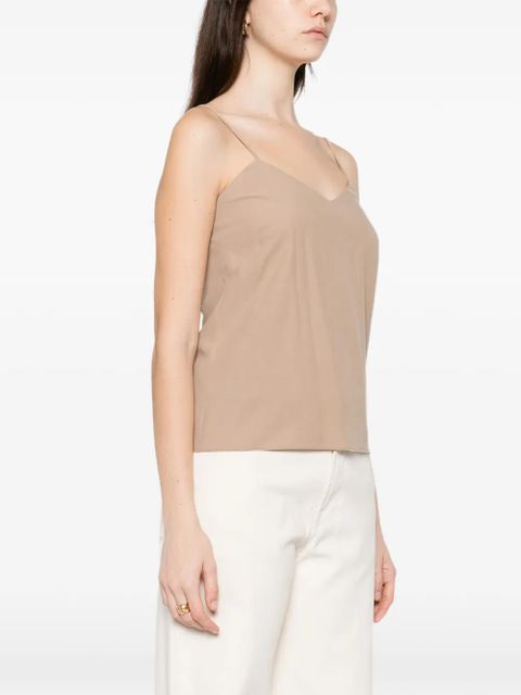 Max Mara Unghia V-neck top - Neutrals