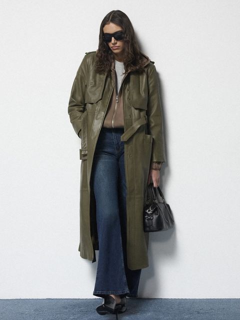 Answear.LAB trencz skórzany - zdjęcie produktu nr 1