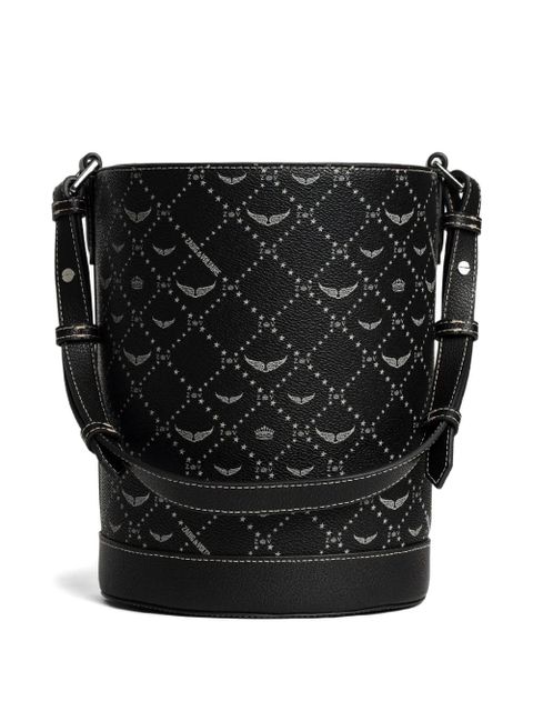 Zadig&Voltaire logo-print bucket hat - Black