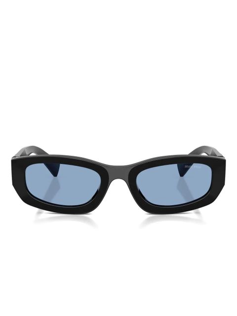 Miu Miu Eyewear rectangle-frame sunglasses - Black - zdjęcie produktu nr 1