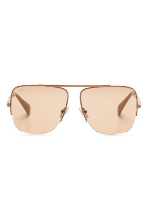 Max Mara Eyewear Menton 3 sunglasses - Brown - zdjęcie produktu nr 1