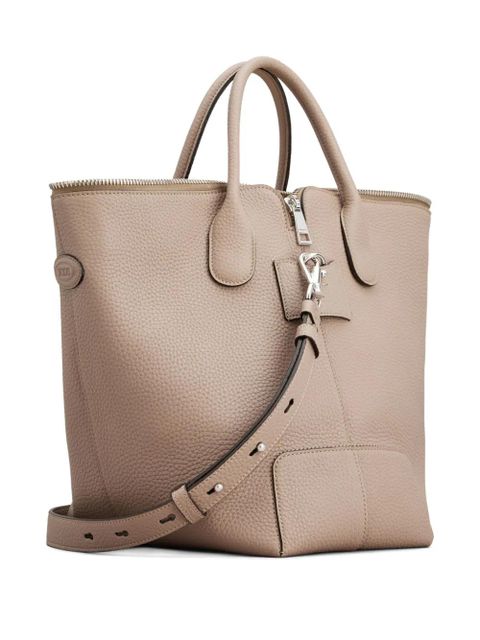 Tod's Tod's Di zip leather tote bag - Neutrals - zdjęcie produktu nr 2