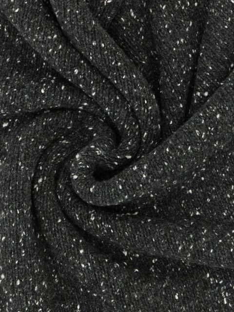 The Row Mantia contrast-stitch scarf - Grey