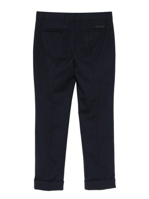 Prada concealed-fastening trousers - Blue
