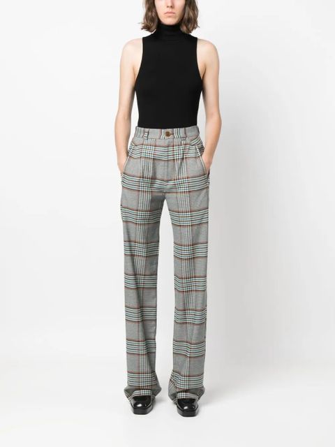 Vivienne Westwood Ray tartan check-pattern trousers - Blue