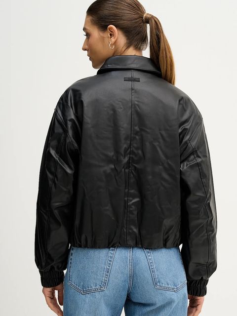 Calvin Klein Jeans kurtka kolor czarny przejściowa oversize LV047E507G