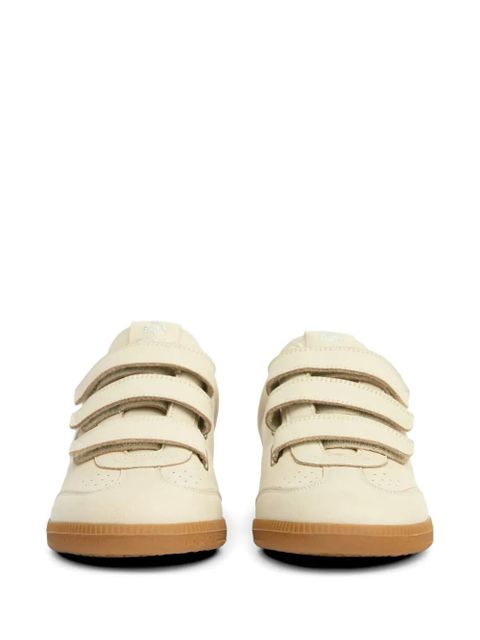 ISABEL MARANT Beth logo-detail sneakers - Neutrals