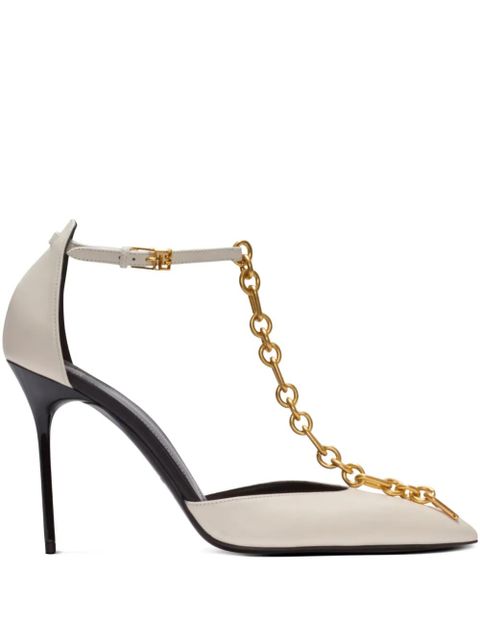 Balmain leather pumps - Neutrals - zdjęcie produktu nr 1