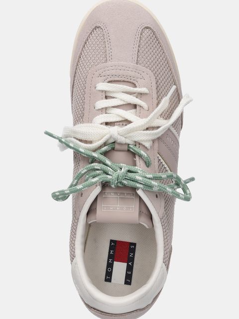 Tommy Jeans sneakersy TJW LOW PROFILE RUNNER damskie kolor beżowy EN0EN02862