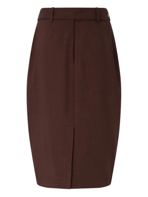 PINKO belted skirt - Brown - zdjęcie produktu nr 2