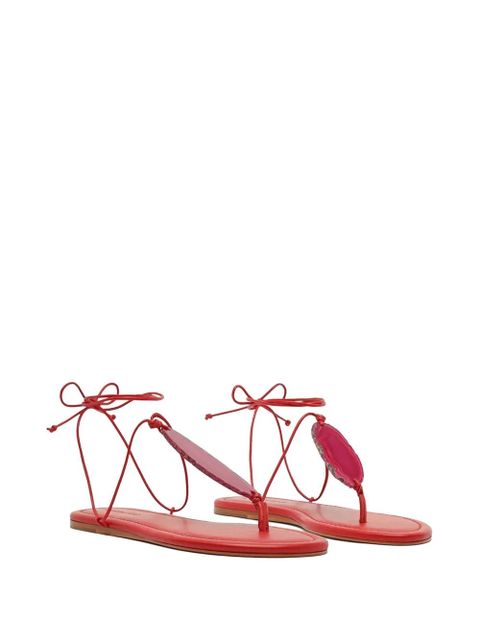 FARM Rio tie stone sandals - Red - zdjęcie produktu nr 2