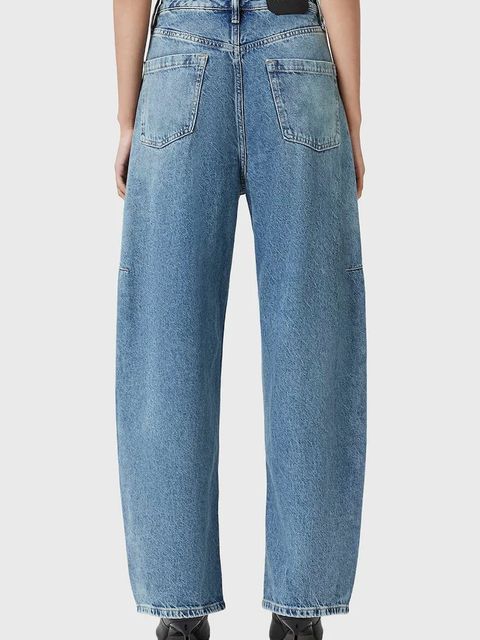 AllSaints jeansy CARTER damskie medium waist W006ED