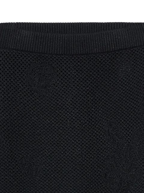AMIRI crochet mini skirt - Black - zdjęcie produktu nr 2